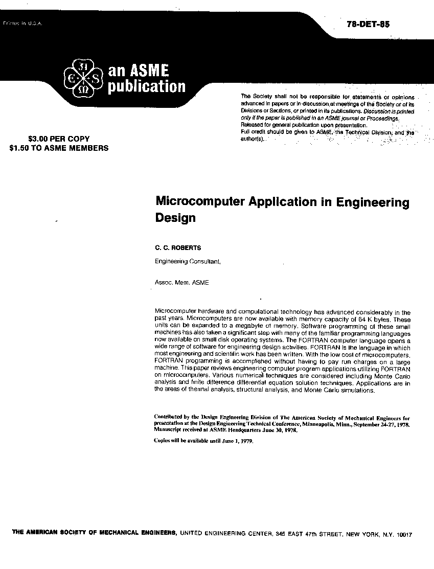 APPLICATION IN ENGINEERING DESIGN